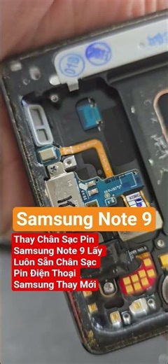 Thay Chân Sạc Pin Samsung Note 9 Lấy Luôn Sẵn Chân Sạc Pin Điện Thoại Samsung #chansacsamsungnoye9