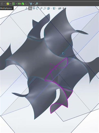 Design and Application of Gyroid Lattice Geometry in SolidWorks Parts.#solidwork #gyroids#cad