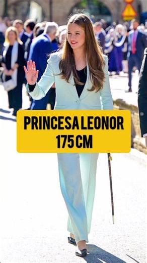 ¡La Infanta Sofía sorprende con su estatura!