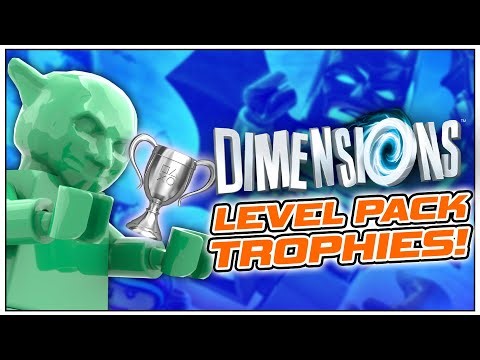 LEGO Dimensions - DLC LEVEL PACK TROPHY HUNTING!