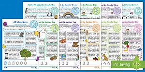 EYFS Maths: Numbers 1 - 10 Home Learning Challenges Resource Pack
