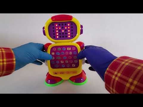 The Learning Journey - Alphabot - INTERACTIVE Button Toy Demo