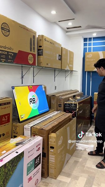 RB 48 inch Latest model IPs Panel Air Remote Q Led Tv 3 Year Warranty #foryou #foryoupage❤️❤️ #foryoupage #unfreezemyacount #Ammadledtvshop