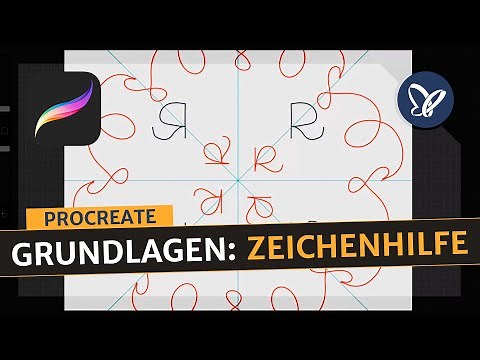 Procreate-Tutorial: Digitales Zeichnen auf dem iPad – Zeichenhilfe