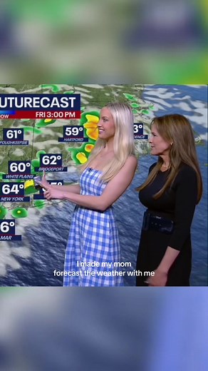 To be fair I DID point to Connecticut🤣 Best or worst Mother’s Day gift to my mom??? Lol we are similar in a lot of ways but one of us is a little more camera shy than the other. Personally it’s my favorite forecast🫶🏼 happy mother’s day!!! #motherdaughter #mothersday #mom