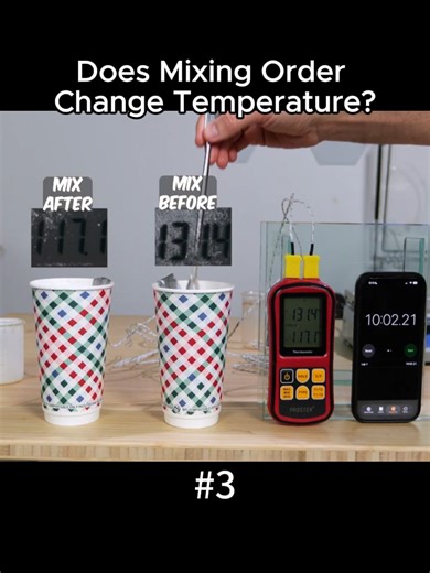 Does Mixing Order Change Temperature in Cooking?