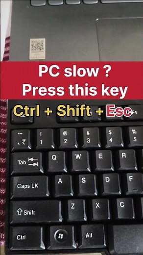Task Manager Shortcut Key | Secret Way to Open Task Manager Fast | PC Shortcut Trick #shorts