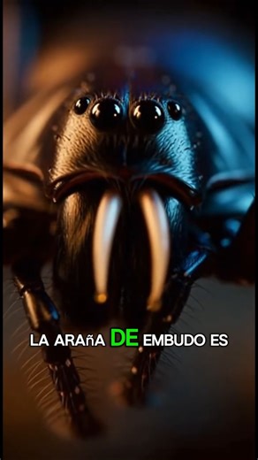 Una de las araña más peligrosa del mundo 😳 #curiosidades #datoscurisos #sabiasque