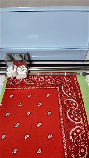 Cutting out a bandana with my cricut and customizing a sweater #diy #cricut #craft #custom