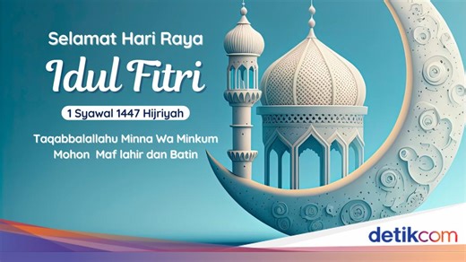 55 Kartu Ucapan Selamat Hari Raya Idul Fitri Terbaru, Unik, dan Bermakna