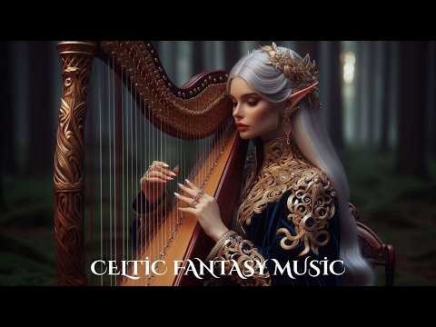 Healing Elven Forest Music Ancient Celtic Harp for Deep Meditation & Sleep | Mystic Fantasy Ambient