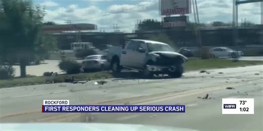 Severe injuries reported after crash on Alpine in Rockford