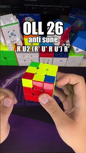 Learn or Anti Sune no magic cube (oll 26)