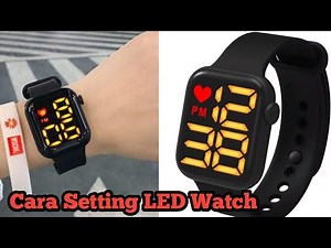 How to Set Up a One Button LED WATCH