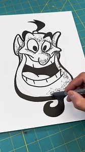 21K views · 377 reactions | How to draw The Genie from Aladdin #art #artist #drawing #fbreels #reelsvideos #reelsinstagram #asmrsounds #satisfying #satisfyingvideos | Dude Drawz | Facebook