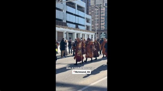 Walk for Peace USA in Richmond, VA | Buddhist Monks | Danielle Corbett