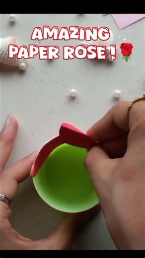 Amazing Paper Rose !🌹#shorts #youtubeshorts #trending #viral #new #diy #rose #papercraft #craft #art