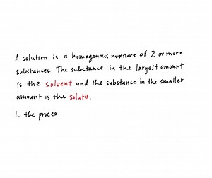 Define solute, solvent, and solution by describing the process of dissolving a solid in a liquid. | Numerade