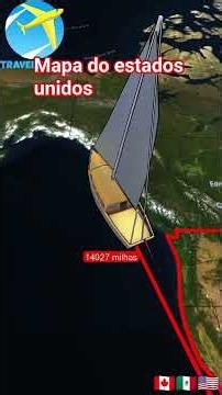 mapa do estados unidos
