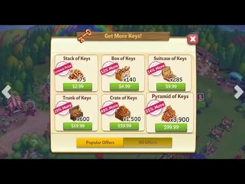 FarmVille 2: Country Escape getting key's tutorial