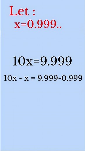 Does 0.999… = 1?