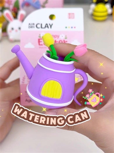 Let’s sculpt a beautiful teapot planter together!#easteregg #child #toys #gifts #airdryclay #diyfun #clayart #clay #craft #gift #childhood #diy #fypシ #creativeclayideas #loufor #children #handmade #titok #handemade #claycreation