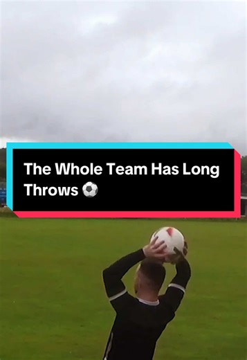 Team Training for Long Throw-Ins ⚽