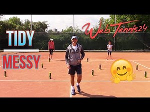 Fun Tennis Game for Kids: Tidy / Messy
