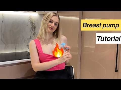[4K] Breastfeeding Milk Pump Tutorial | Pump With Me