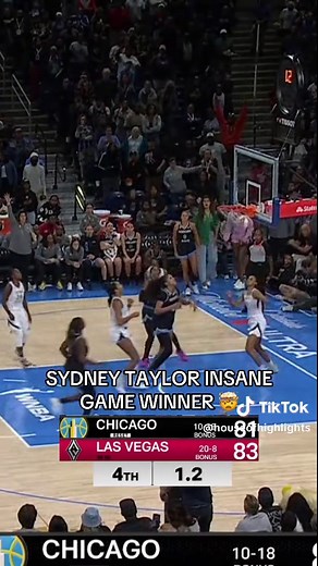 Sydney Taylor game winner highlights | Sky vs Aces WNBA moment