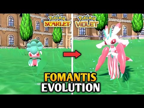 How To Evolve Fomantis Into Lurantis In Pokemon Scarlet And Violet | Paldea Pokedex