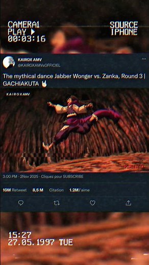 The mythical dance Jabber Wonger vs. Zanka, Round 3 | GACHIAKUTA