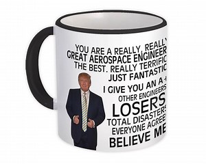 AEROSPACE ENGINEER Funny Trump Mug Gift Great Birthday Christmas Jobs - Etsy