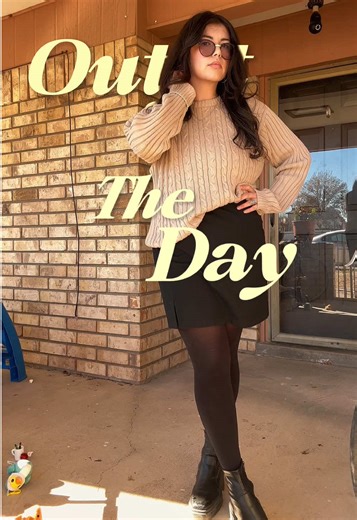 Teacher Outfit of the Day | Walmart Finds Teacher outfit check because comfy and polished can exist at the same time. This Walmart black skirt and Walmart tights are doing all the work today. Soft, stretchy, classroom appropriate, and affordable which is always a win. This is one of those teacher outfits you can wear for a full school day and still feel put together after dismissal. The skirt layers perfectly with sweaters, cardigans, or blazers, and the tights are opaque enough for confidence a