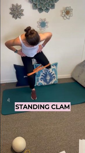 Standing Clam Exercise | Hip Stability, Glute Strength & Knee Control