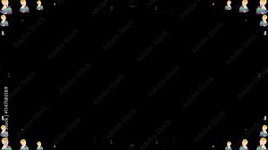 animated, emoji, woman, baby, mother, mom, newborn, infant, cuddle, holding, love, care, gentle, nurturing, embrace, smile, warmth, parent, parenting, motherhood, family, affection, tenderness, bondin Stock Video