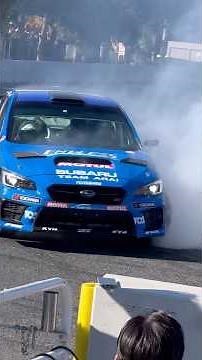 新井敏弘 デモランやっぱりすごい SUBARU WRXラリー仕様