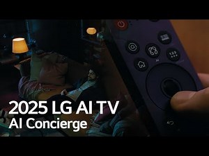 LG AI TV l AI Concierge : Optimized for Every Me l LG