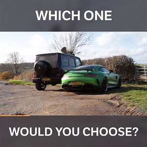 110K views · 380 reactions | The practical G63, or the bonkers AMG GT R? Either way they both sound immense. | Car Throttle | Facebook