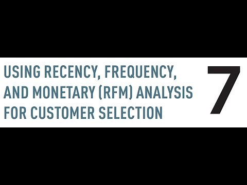 Chapter 7 RFM Analysis Example