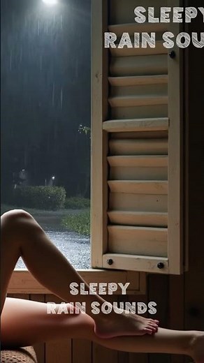 Just 3 Minutes – Fall Asleep Fast | Deep Sleep Rain Ambience | Cozy Night by the Window with Rain