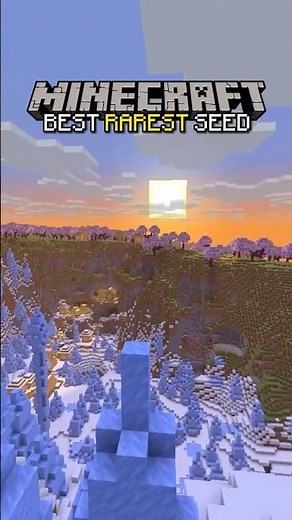 BEST Rarest Seed in Minecraft (0.0001%)