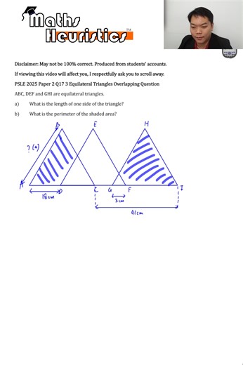 𝐏𝐒𝐋𝐄 𝟐𝟎𝟐𝟓 𝐌𝐚𝐭𝐡𝐬: 𝐀𝐫𝐞𝐚 & 𝐏𝐞𝐫𝐢𝐦𝐞𝐭𝐞𝐫 𝐔𝐬𝐢𝐧𝐠 𝐒𝐩𝐚𝐭𝐢𝐚𝐥 𝐕𝐢𝐬𝐮𝐚𝐥𝐢𝐬𝐚𝐭𝐢𝐨𝐧 🔄 Overlapping sets questions can confuse many students… but with the right approach, they become manageable! In this video, we solve a 2025 PSLE Maths problem involving overlapping using Spatial Visualisation technique – a heuristic that helps students clearly visualise shared and overlapping shapes. 👉 Watch the step-by-step solution and see how this heuristics makes solving so stra
