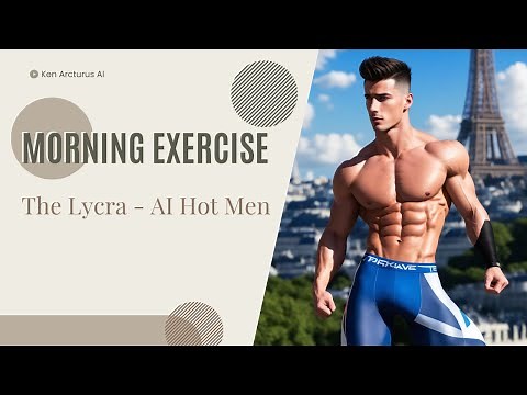 Morning Exercise | AI Hot Men in Lycra