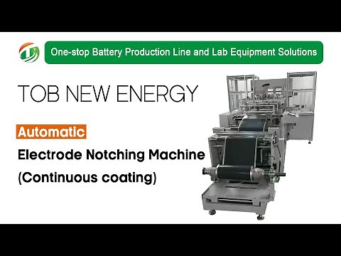 Auto Battery Electrode Punching & Notching Machine
