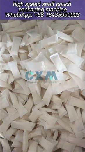 high speed snuff pouch packaging machine #snuffy #packagingmachine #manufacturer #foryourpage