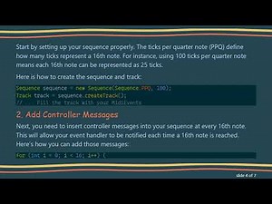 How to Animate a Java Swing Slider in Time with a MIDI Sequencer