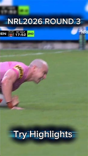 Roosters Vs Panthers _Trylights NRL2026 Round 3 #nrl2026 #tryscoring #nrlonnine