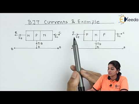 BJT Currents and Example - Bipolar Junction Transistor - Basic Electronics