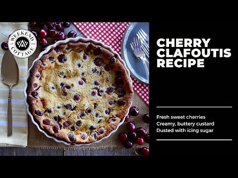 CHERRY CLAFOUTIS RECIPE! Quick! Easy!